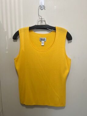 Chico's Bright Yellow Scoop Neck Tank